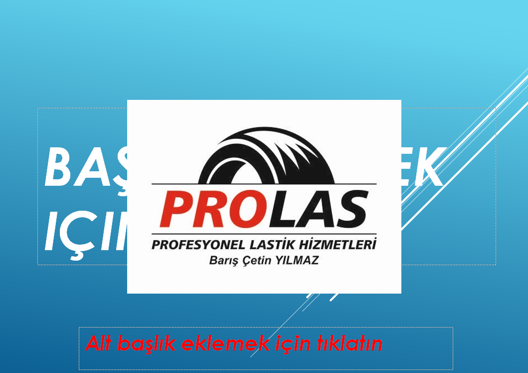 TRAFİKTE LASTİK KULLANIMI VE ÖNEMİ