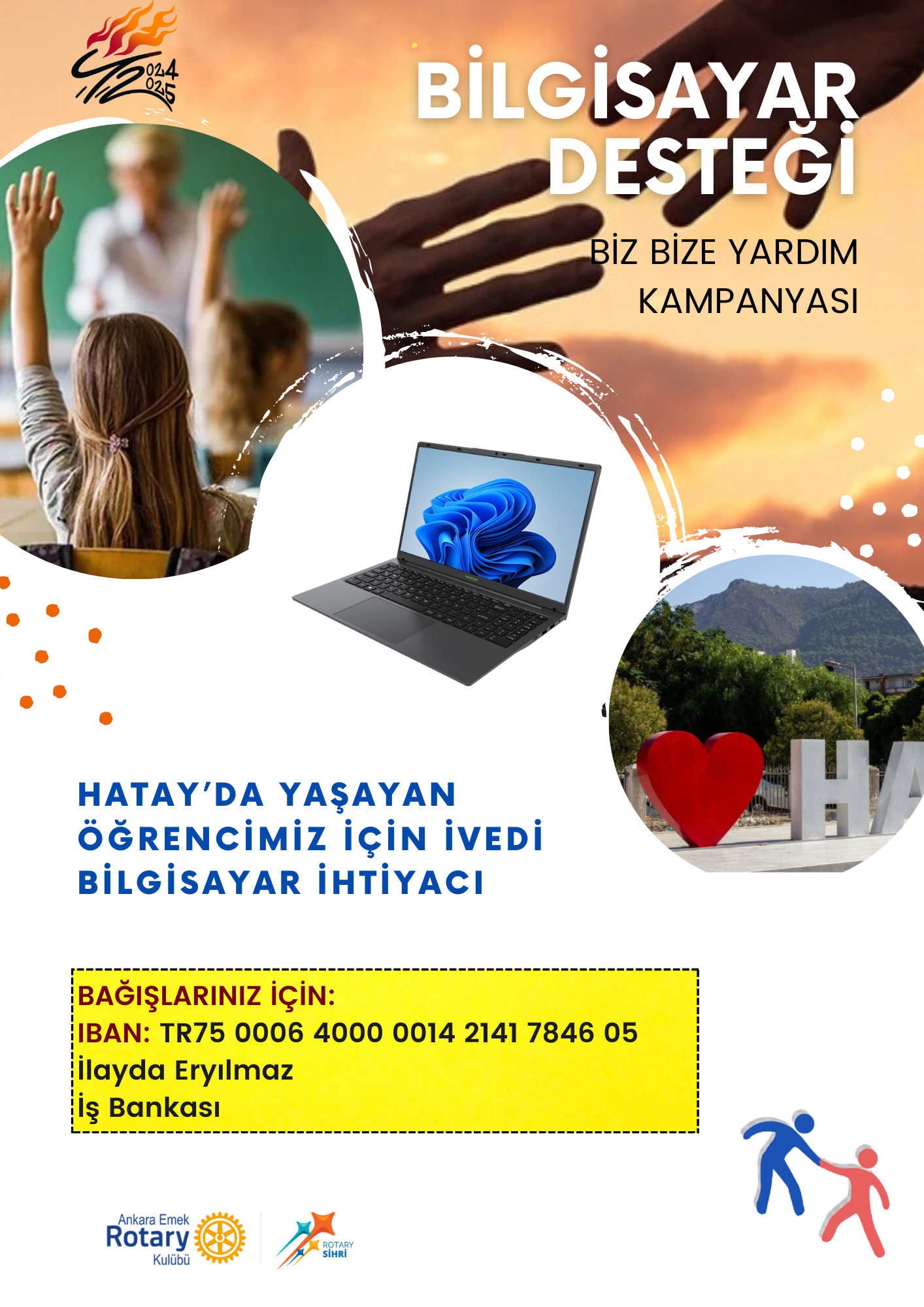 ÖĞRENCİMİZE BİLGİSAYAR DESTEĞİ - HATAY