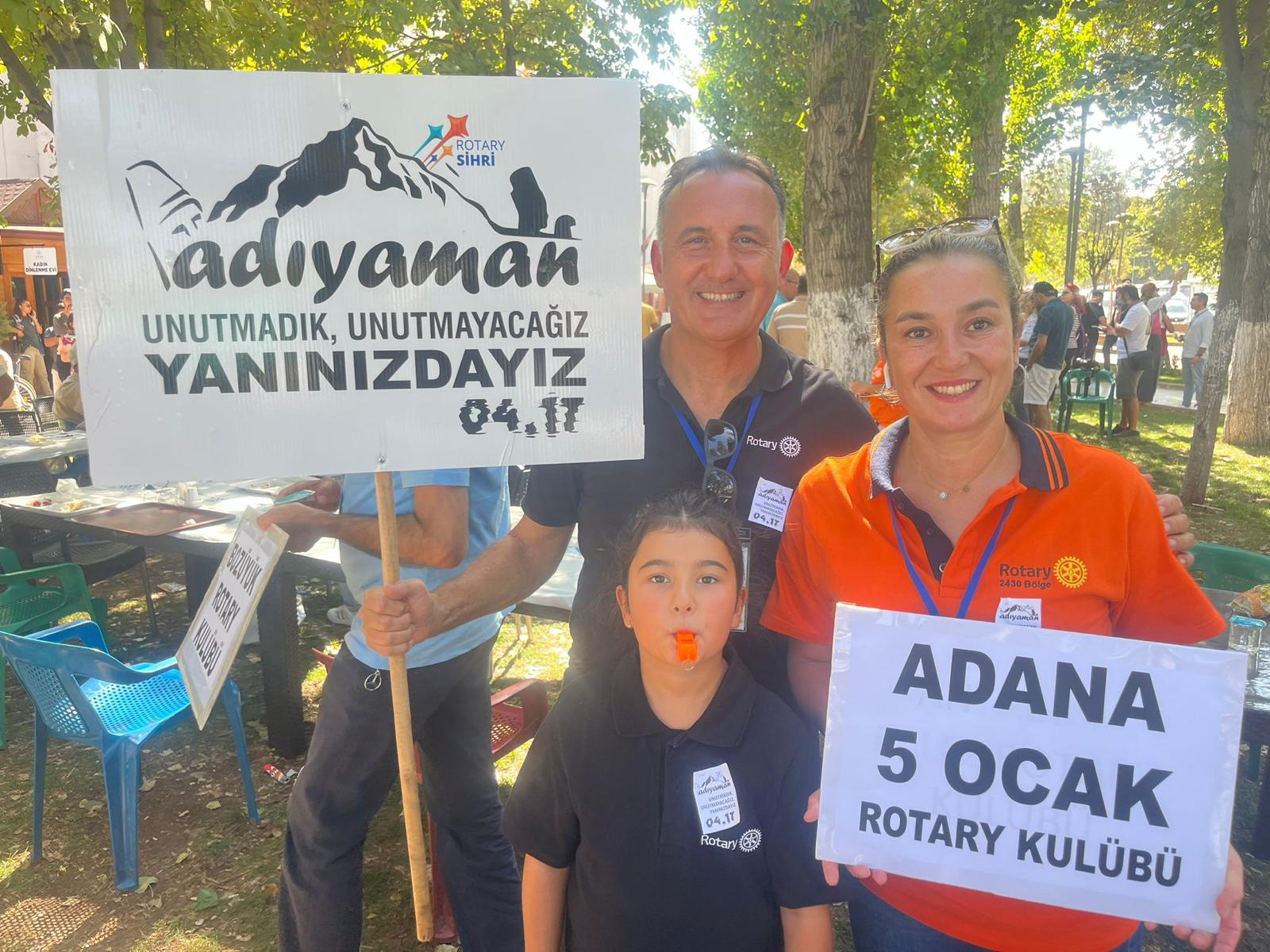 Adana 5 Ocak Rotary Kulübü Nemrut' da