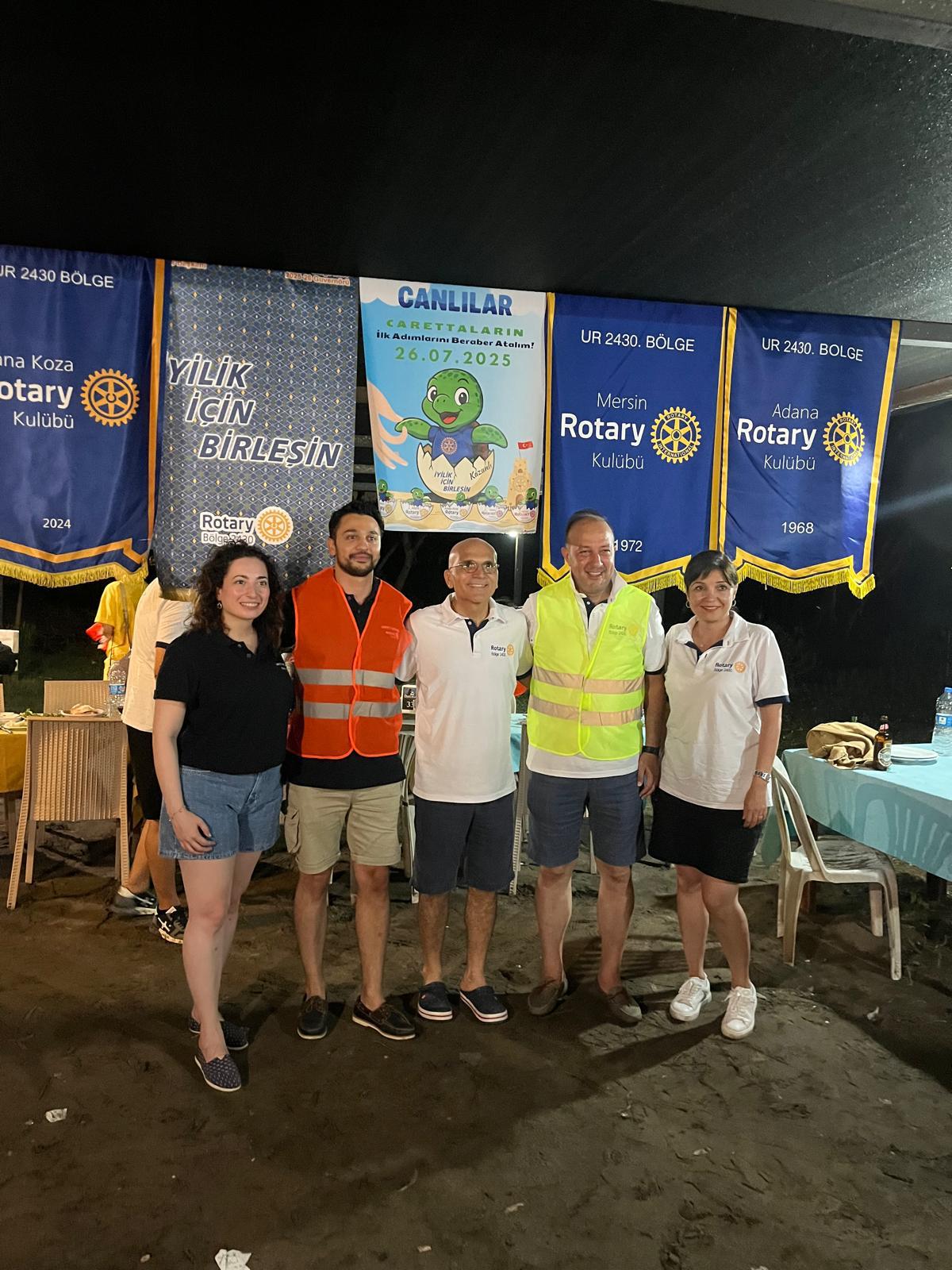 Adana Rotary Kulübü, Mersin Rotary Kulübü, Adana Koza Rotary Kulübü, Adana Rotaract Kulübü, Mersin Rotaract Kulübü ve Akdeniz 3. Göz Eğitim ve Gençlik Derneği Etkinliği