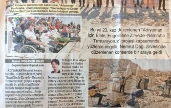 23. Engellilerle Zirvede-Nemrut'a Tırmanıyoruz Projesi