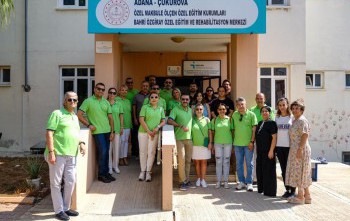 8 Adana ve Osmaniye kulüpleri ile ortak Ziçev okulunun boya ve diğer ihtiyaçlarının giderilmesi projesi
