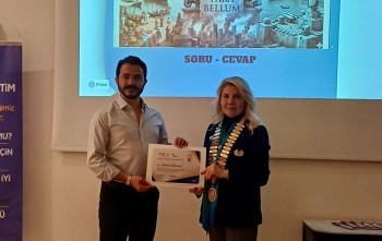 ANTALYA OLİMPOS RK'NÜN BARIŞ TEMALI TOPLANTI KATILIMI