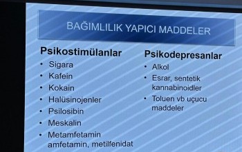 ANTALYA OLİMPOS RK'NÜN MADDE BAĞIMLILIĞI BİLGİLENDİRME ÇALIŞMASI