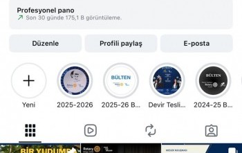 Adana Taşköprü Rotary Kulübü Sosyal Medya Takipçi Sayısı