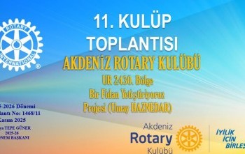 Akdeniz Rotary Kulübü Bir Fidan Yetiştiriyorum Projesi