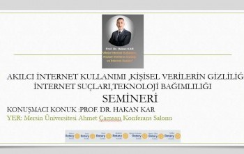 Akdeniz Rotary Kulübü Teknoloji Bağımlılığı SemineriProjesi