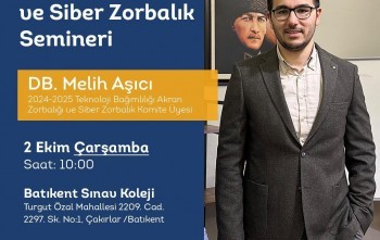 Akran Zorbalığı ve Siber Zorbalık Semineri