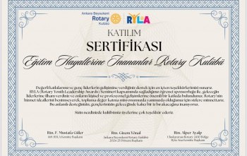 Ankara Beysukent Rotary Kulübü-169. RYLA