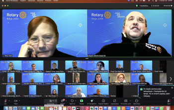 Bölgenin düzenlediği Çevrimiçi Eğitim ya da Rotary Bilgileri bilgilendirme toplantılarına katılım sağlamak