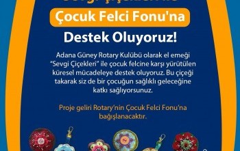 Eşler Komitesi 'Sevgi Çiçekleri' üretiyor