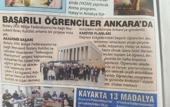 GELECEĞİMİ PLANLIYORUM PROJESİNE KATKI