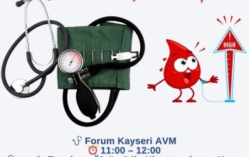 Hipertansiyon Farkındalığı için tansiyon ölçümü