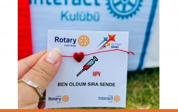 Interact kulübümüz ile ortak projeler yaptık