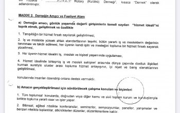 KULÜP TÜZÜĞÜ GÜNCELLEMESİ