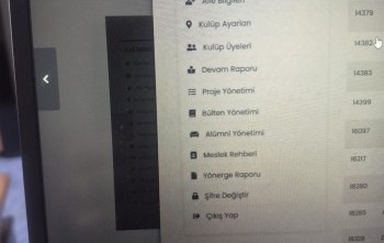 KULÜP ÜYELERİNİN BİLGİLERİNİ GÜNCELLEME RAPORU