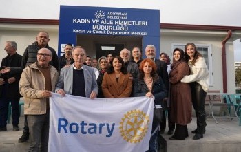 Kadın ve Çocuk Dayanışma Merkezine Rotary Desteği