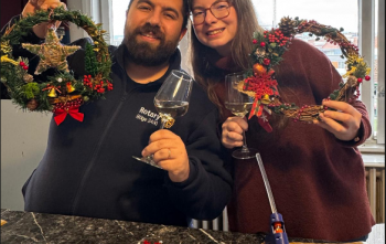 Kapı süsü workshopuna katılım 2 kişi