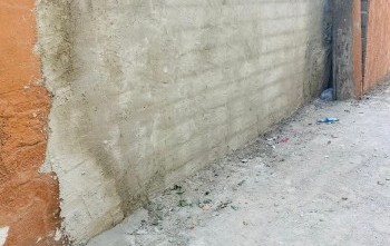 Karacailyas Ortaokulunun Yıkılan Duvarının Yapımı