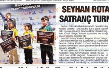 Kulüp Hizmetleri ,Satranç Turnuvasını basında yayınlatmak