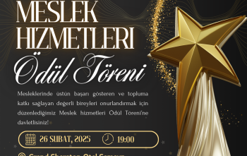 MESLEK HİZMETLERİ ÖDÜL TÖRENİ