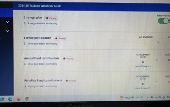 MY ROTARY DE HEDEFLER GİRİLDİ VE GÜNCELLEMELER YAPILMASI