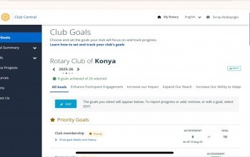 MY ROTARY KULÜP HEDEFLERİNİN SİSTEME GİRİLMESİ
