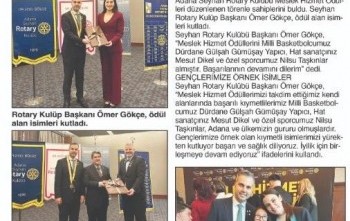 Meslek Hizmet Ödüllerinin Ulusal Medyada Yayınlanması