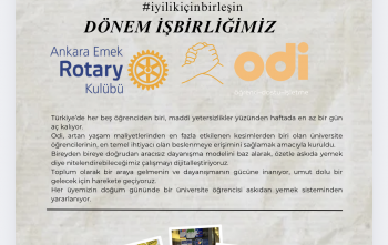 ODİ Askıda yemek Platformu ile işbirliği