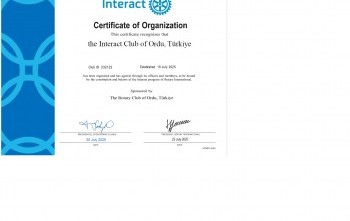 Ordu Interact Kulübünün Kuruluşu
