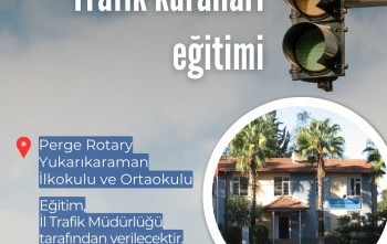 Perge RK Yukarıkaraman İlkokulu Trafik Eğitimi