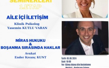 Proje kapsamında ev kadınlarının ufkunu geliştirmek amacıyla 6 farklı konu başlığında konularında uzman kişilerce eğitimler düzenlenmiştir.