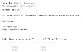 ROTARY TOPLUM BİRLİĞİ KURULUŞU