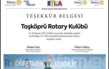 RYLA Programı Öğrenci Desteği