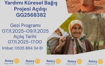 Rotaract kulüpleri ile bir eşleşmiş bağış projesine ortak olmak