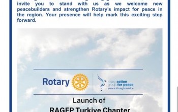 Rotary Action Group for Peace (RAGFP)Türkiye Chapter CHARTER  Töreni