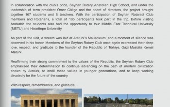 Rotary Dergisinde Proje Yayınlatmak