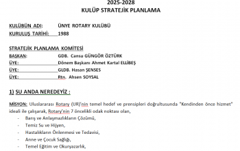 STRATEJİK PLANLAMA
