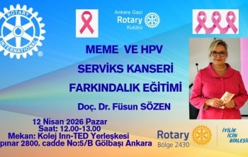 Serviks kanseri ile ilgili farkındalık yaratmak amacıyla hedef topluluklarda, uzman kişiler tarafından bir ya da birden fazla eğitimler organize etmek.