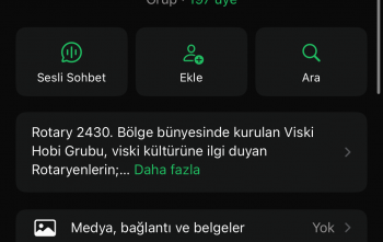 VİSKİ HOBİ GRUBU KATILIMI