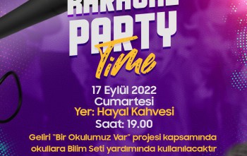 YGA BİLİMSETİ BAĞIŞI İÇİN KAREOKE  PARTY