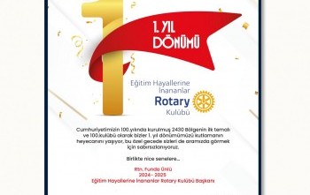 YIL DÖNÜMÜ ETKİNLİĞİ