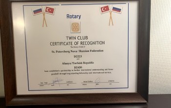 İkiz Kulüp Anlaşması (Saint Petersburg-Neva Rotary Kulübü)