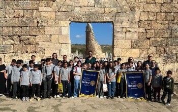 İnci kalender ilköğretim okulu Perge antik kentinde gezisi