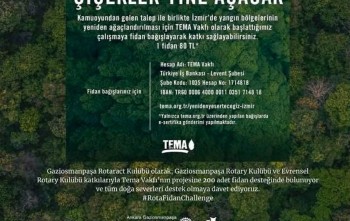 “İzmir’in Dağlarında Çiçekler Yine Açacak” – Rota Fidan Challenge Katılımı