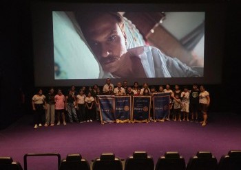 Deprem Bölgesinden Mersine Misafir Gelen Öğrencilere Sinema Etkinliğ