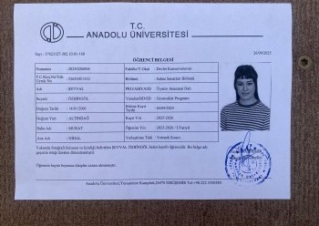 Konservatuar öğrencisine burs desteği