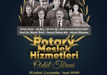 MERSİN KIZKALESİ ROTARY KULÜBÜ MESLEK TEŞVİK ÖDÜLÜ TÖRENİ