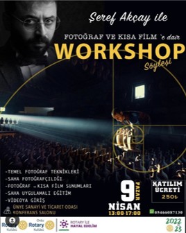 ÜNYE ve ORDU RK Ortaklığında FOTOĞRAF VE KISA FİLM’e dair WORKSHOP / ATÖLYE  ÇALIŞMASI