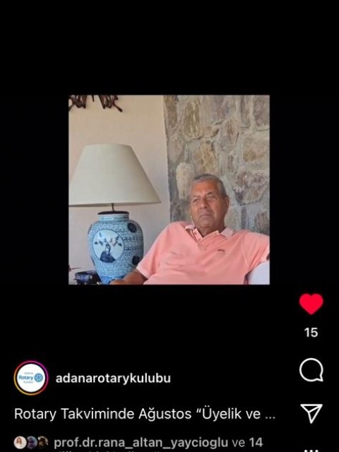 Ağustos Ayında Adana Rotary Kulübü Üyeleri Anlatıyor